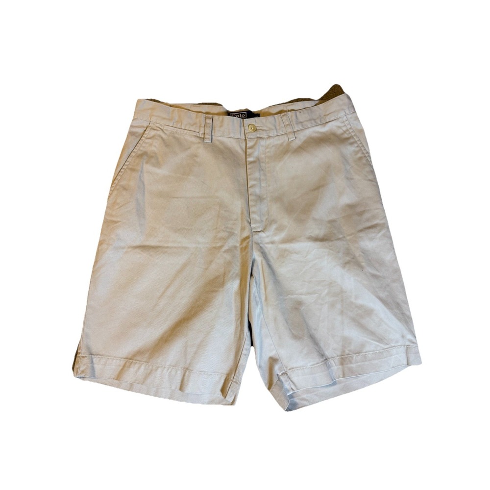 Vintage Polo Ralph Lauren Chino Shorts Mens 34 Prospect 90s 100% Cotton Preppy